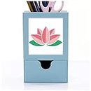 no/no Flower Lotus Lotus Flower Desk Supplies Organizer Pen Holder Card