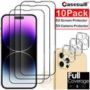 For iPhone 15 14 Plus 13 12 11 Pro X XS Max Tempered Glass Full Screen Protector