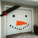 DIY Christmas Snow man Happy Expression Decoration Door Ornament For Home US 🎅