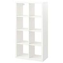 Ikea KALLAX shelving unit white (77x39x147 cm) 8 shelf