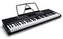 JUAREZ Octavé JRK660 61-Key Electronic Teaching Keyboard Piano with LED Display | Adapter | Key Note Stickers |Music Sheet Stand| 200 Rhythms | 200 Timbres |40 Demos|USB Output|8 Percussions, With MIC