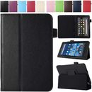 For Amazon Fire 7 Tablet 12th Generation 2022 Leather Case Smart Stand Cover