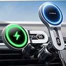 LISEN for MagSafe Car Mount Charger, 15W Wireless Charger for Car Magnetic Phone Holder Mount, Universal Phone Mount Holder for Car Vent Wireless Charger Fits iPhone 15 14 13 Magsafe Case
