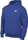 Nike BV2654-480 Sportswear Club Fleece Sweatshirt Homme Game Royal/Game Royal/White Taille XS