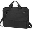 LANDICI Laptop Bag Carrying Case 15.6 Inch with Shoulder Strap, Slim Waterproof Computer Sleeve Cover Compatible with MacBook Pro 15/16, 15-16 Inch HP Acer Dell Lenovo ASUS Laptop, Black