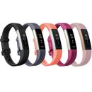 Fitbit Alta HR Fitness Wristband Activity Tracker Black Coral Small / Large Band