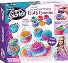 Shimmer and Sparkle 17345 Shimmer N Sparkle Rainbow Popping Crea il tuo kit frizzante per bambini colorato profumato bombe da bagno