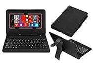 ACM Keyboard Case Compatible with Nokia Lumia 1520 Mobile Flip Cover Stand Direct Plug & Play Device for Study & Gaming Black