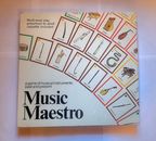Music Maestro Game Musical Instruments Past and Present Vintage Free Shipping