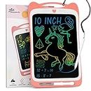 Jasonwell Kids Drawing Pad Doodle Board 10" Colorful Toddler Scribbler Board Erasable LCD Writing Tablet Light Drawing Board Educational Learning Toys Gifts for 3 4 5 6 7 8 Year Old Girls Boys