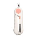 Pet Grooming Cleaning Supplies LED Lights Cat Dog Nail Sharpener Nail Clippers