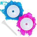 Gender Reveal Golf Balls | One Pink, One Blue + Wooden Tee Included | Best Gift for Expecting Parents Golf Themed Exploding Golf Balls with Powder Putters Or Pearls Decorations Gender Reveal Ideas