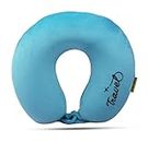 Orka Travel Super Soft U Neck Memory Foam Neck Pillow - Light Blue, On Flight, Long Distance Travel Kit, 599/- INR only