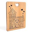 New Home Gifts,Housewarming Gifts, Bamboo Cutting Board,New Home Gifts for Family Couple Newlyweds Friends, Kitchen Gift Ideas