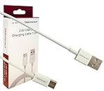 DMInteract 1.5 Meters, 5V/2A, 480Mbps, 2.0V USB A to C Nickel Plated with White Plastic Housing Charging Cable for Laptops and Accessories with USB C Connectors Mobile Phones, Tablets
