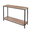 AZL1 Life Concept 47" Console, Entry Shelf,Sofa Side Table for Entryway Living Room,Industrial Home Furniture Vintage, Light Oak