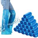 Disposable Boot Cover Plastic Long Waterproof Protective Shoe Covers 20pairs New
