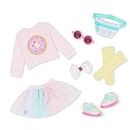 Glitter Girls Outfit 14-Inch Dolls – Colorful Doll Clothes & Sunglasses – Pink Sweater, Skirt, Fanny Pack & More – Toys for Kids 3 Years+ – Sweet Sprinkles, Multicolor, Small (Branford GG50177Z)
