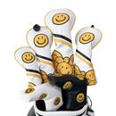 New Smile Face Design Golf Headcover for Driver/Fairway Wood/Hybrid/Putter Blade