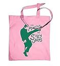 The Ministry Of Silly Walks Tote Bag (One Size Tote Bag/Classic Pink)