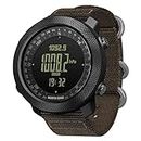 North Edge-Apache Sports Outdoors Digital Watch…, Brown, Military