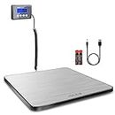 ACCT Postage Scale 400lb, mail scale, Digital Postal Scale with hold/auto-off/tare function, shipping scale for packages/small business/luggage/office, heavy duty scale with batteries & power adapter
