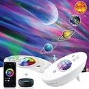 Concept Kart Smart Galaxy Wi-Fi Starship Projector With Bt Speaker Nebula Effects 9 Planets Night Light With App Control,Alexa&Google Assistant,Led Celling Lights For Bedroom,Gift For Kids Adults