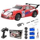 LEOSO UD1607Pro Brushless RC Car with Gyro 1/16 Fast RC Cars Drift Max 60 km/h RC Drift Car for Adults 4WD ESP 2.4G Remote Control Car with 3pcs Upgraded 1500mah Battery (UD1607Pro)