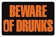 Trends International Beware of Drunks Wall Poster, 22.375" x 34", Unframed Version
