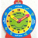 Children Teaching Clock Learning To Tell Time Magnetic Back Educational Clock