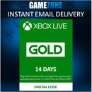 Membresía Xbox LIVE 14 días dorada para Xbox 360, Xbox One y Xbox Series X|S