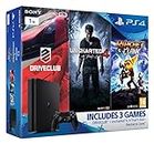 Sony PlayStation 4 1TB Slim Mega Pack Bundle (Uncharted 4, Ratchet and Clank, DriveClub)