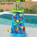 Babyhome Toddlers Water Table Waterfall Maze-like Wall - Double-sided Water Sand Table For Kids, 32pcs Outdoor Toys Activity Sensory Table Summer Toys For Boys Girls Sea And Beach Accessories