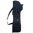 Silfrae Tactical Shotgun Rifle Scabbard Bag Shoulder Bag (Black)