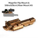 3X Magnifers Flip Mount w/ 5/8inch Riser Mount Adapter Kit for EOTech G23 G33