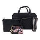 Victoria's Secret Cosmetic Case Travel Set With Card Holder Perfume & Pouch