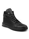WOAKERS Synthetic Leather Casual Sneaker Shoes for Men (Black, 7) (WK-526)