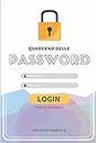 Quaderno delle password: Password organizer | Versione semplice | taccuino per password non alfabetico | Taccuino per indirizzi web, username e ... e prodotti per ufficio | Organizer personali