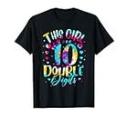 10th Birthday Gift This Girl Is Now 10 Double Digits Tie Dye T-Shirt