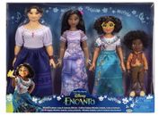 Set bambole Disney Encanto con 4 bambole e accessori set da gioco Disney