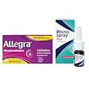 Allegra Allergietabletten (20 Stk) & Rhinospray plus Nasenspray (10 ml) bei Schnupfen