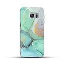 COLORflow Samsung S7 Edge Back Cover | Green Marble | Designer Printed Hard CASE Bumper Back Cover for Samsung Galaxy S7 Edge
