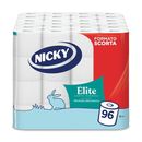 Nicky Elite - 48 Rotoli di Carta Igienica, 150 Soffici Fogli a 3 Veli, Morbida e