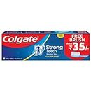 Colgate Strong Teeth, 300g, India’s No: 1 Toothpaste Brand, Calcium-boost for 2X Stronger Teeth, Prevents cavities, Whitens Teeth, Freshens Breath (Combo Pack)