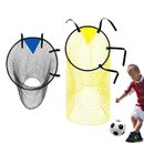 2 pz con fibbia resistente per bambini bersaglio calcio rete sport all'aperto pieghevole