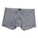 MYADDICTION Men's Soft Penis Sheath Pouch Boxer Briefs Shorts Trunk M GrayClothing Shoes & Accessories | Mens Clothing | Underwear