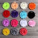 50pcs Chic Shabby Chiffon Flowers For Baby Hair Accessories For Headbands DIY