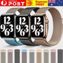For Apple Watch iWatch Band Series 9 8 7 SE 6 5 4 Magnetic Stainless Steel Strap