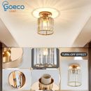 Modern Iron Crystal E26 Chandelier Ceiling Light Recessed Kitchen Dining Room 