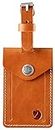 Fjallraven Leather Luggage Tag Wallets And Small Bags, Unisex adulto, Leather Cognac, Onesize